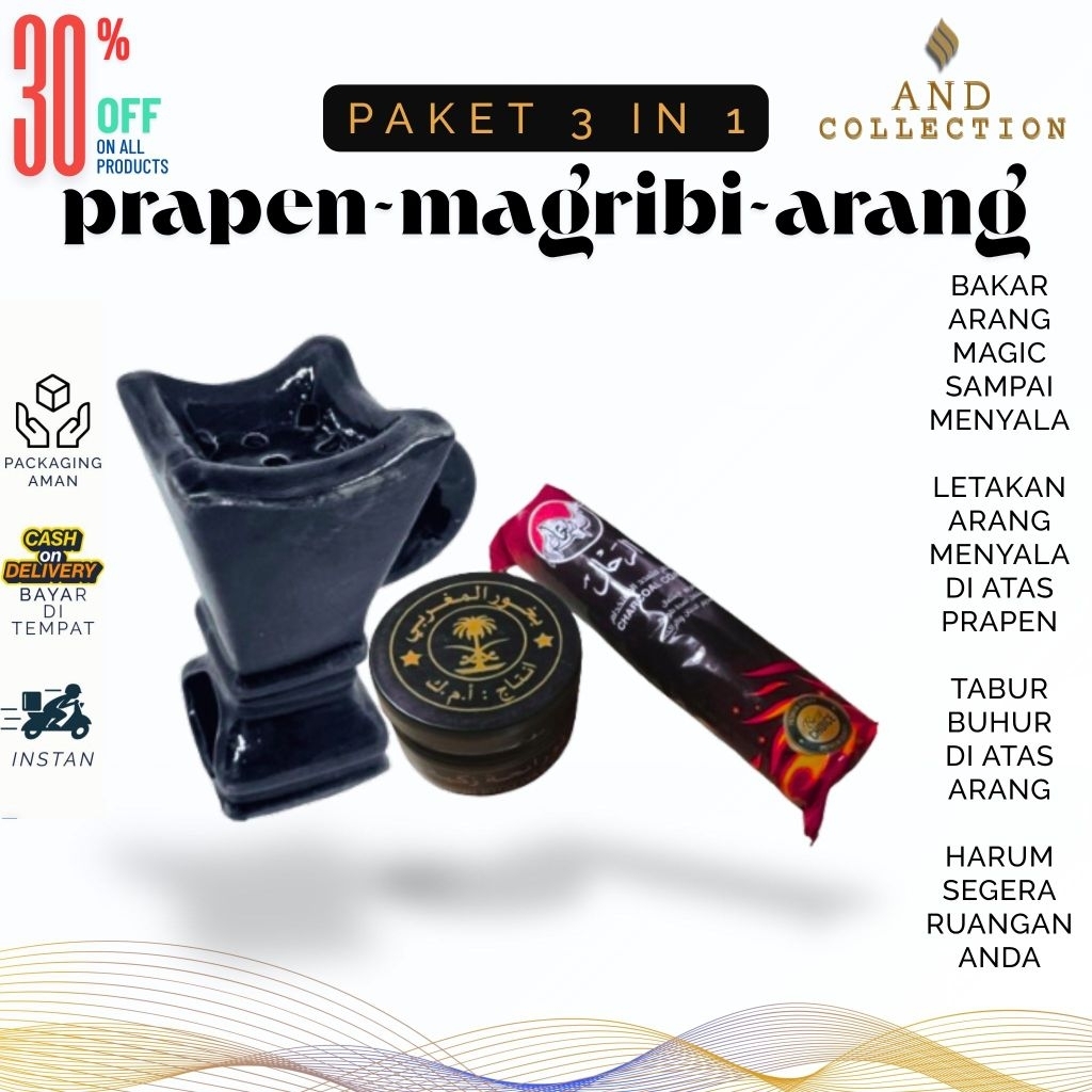 buhur magribi al kaff dupa arab menyan arab kerucut lidi pewangi paketan buhur arang prapen tempat b