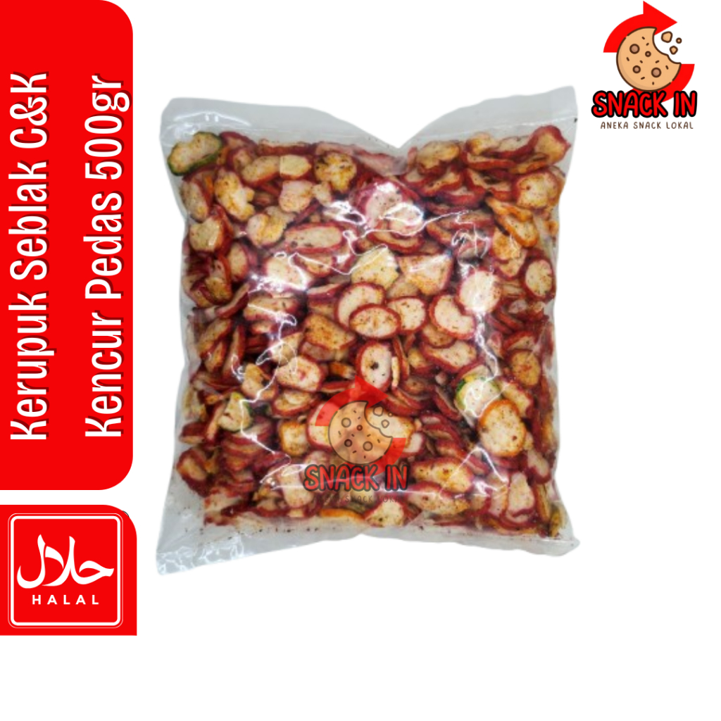 

Kerupuk Seblak Kencur Pedas 500gr