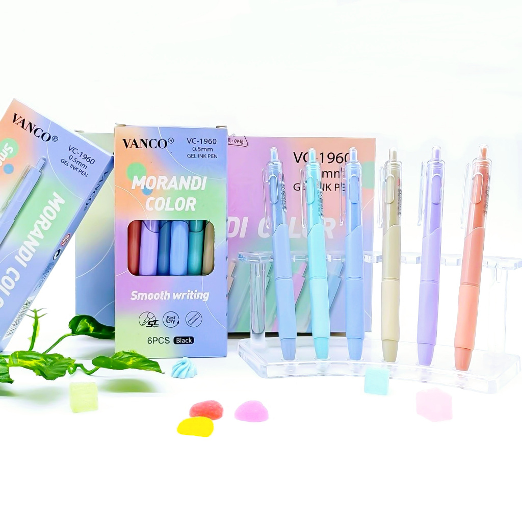

1 SET / 6 Pcs Gel Pen Vanco VC-1960 (Set 6pc)