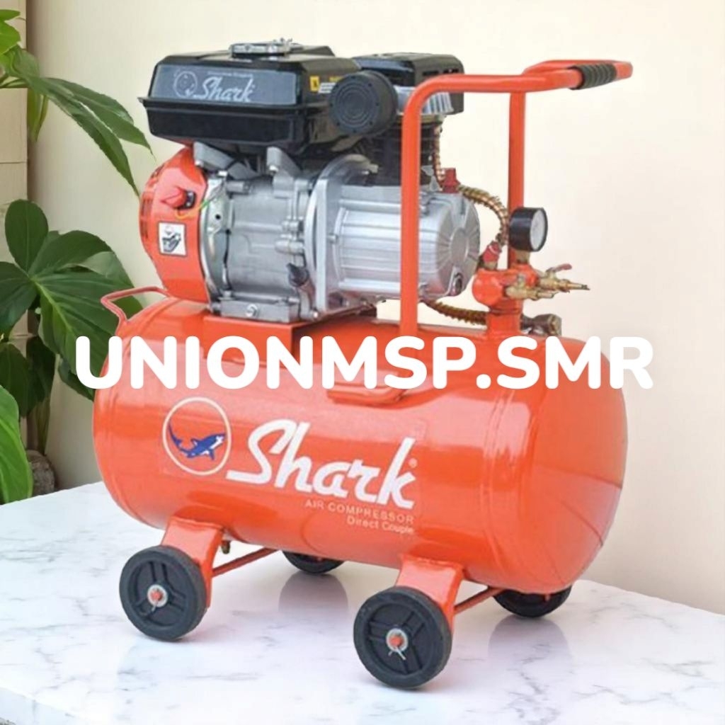 Kompresor Shark EZ‑1035 1 HP | Tangki 35 L | Gasoline Direct Drive | Tekanan 8 Bar