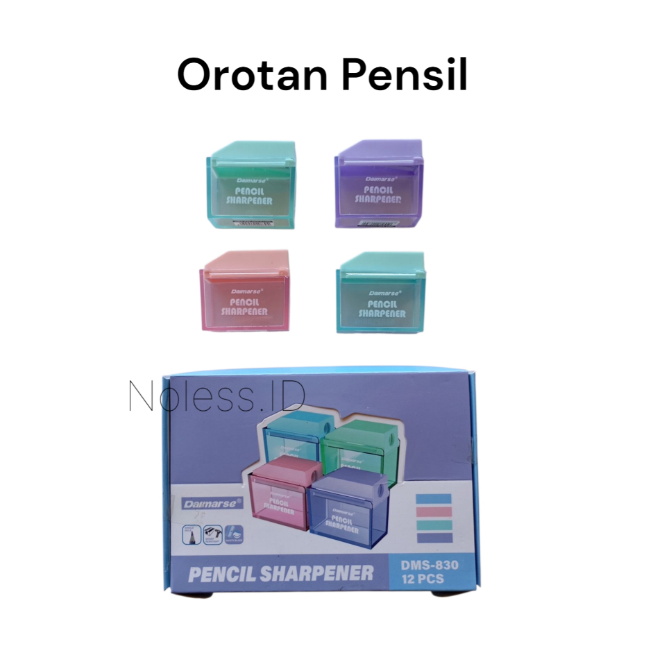 

NOLESS (1 buah) Orotan Pensil / Rautan Pensil / Penajam Pensil
