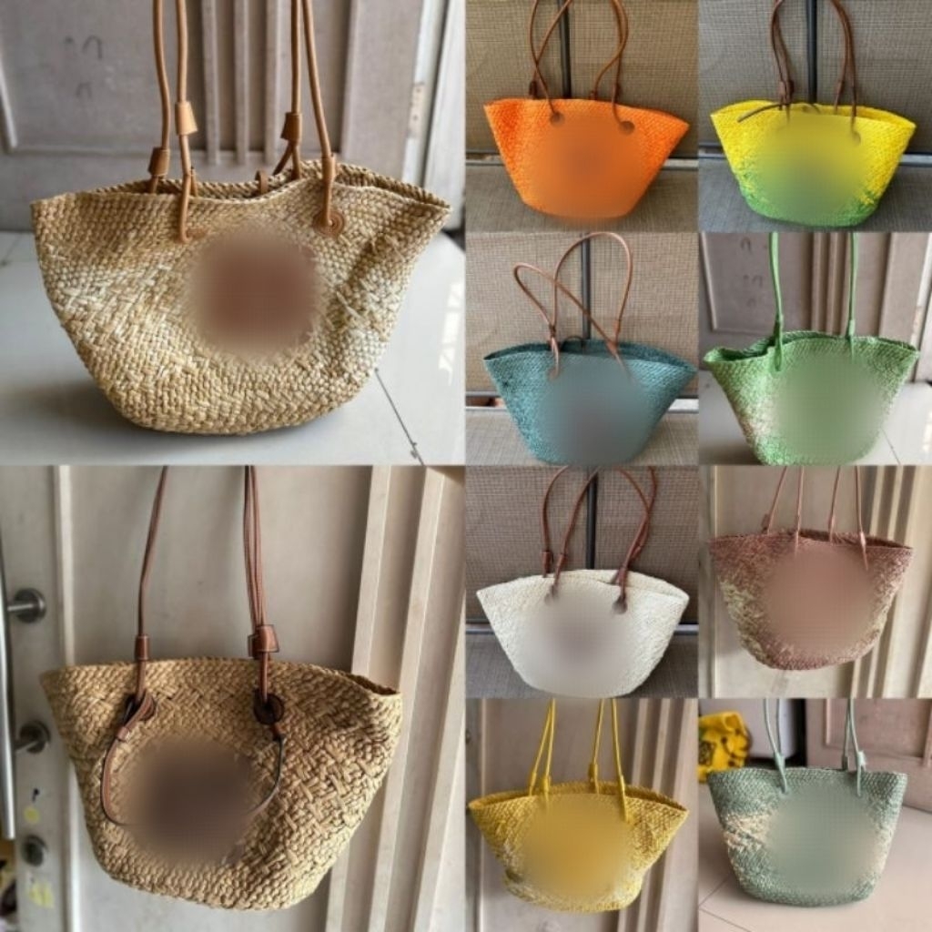 ANAGRAM BASKET BAG/ TAS PANTAI TOTE ANYAM BALI