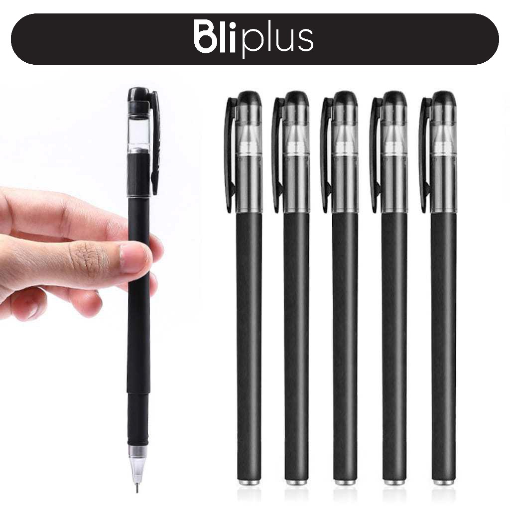 

Pulpen Gel 0,5 mm Pena Gel Jarum Premium Tinta Cepat Kering Pulpen Tabung Jarum Penuh ATK3017