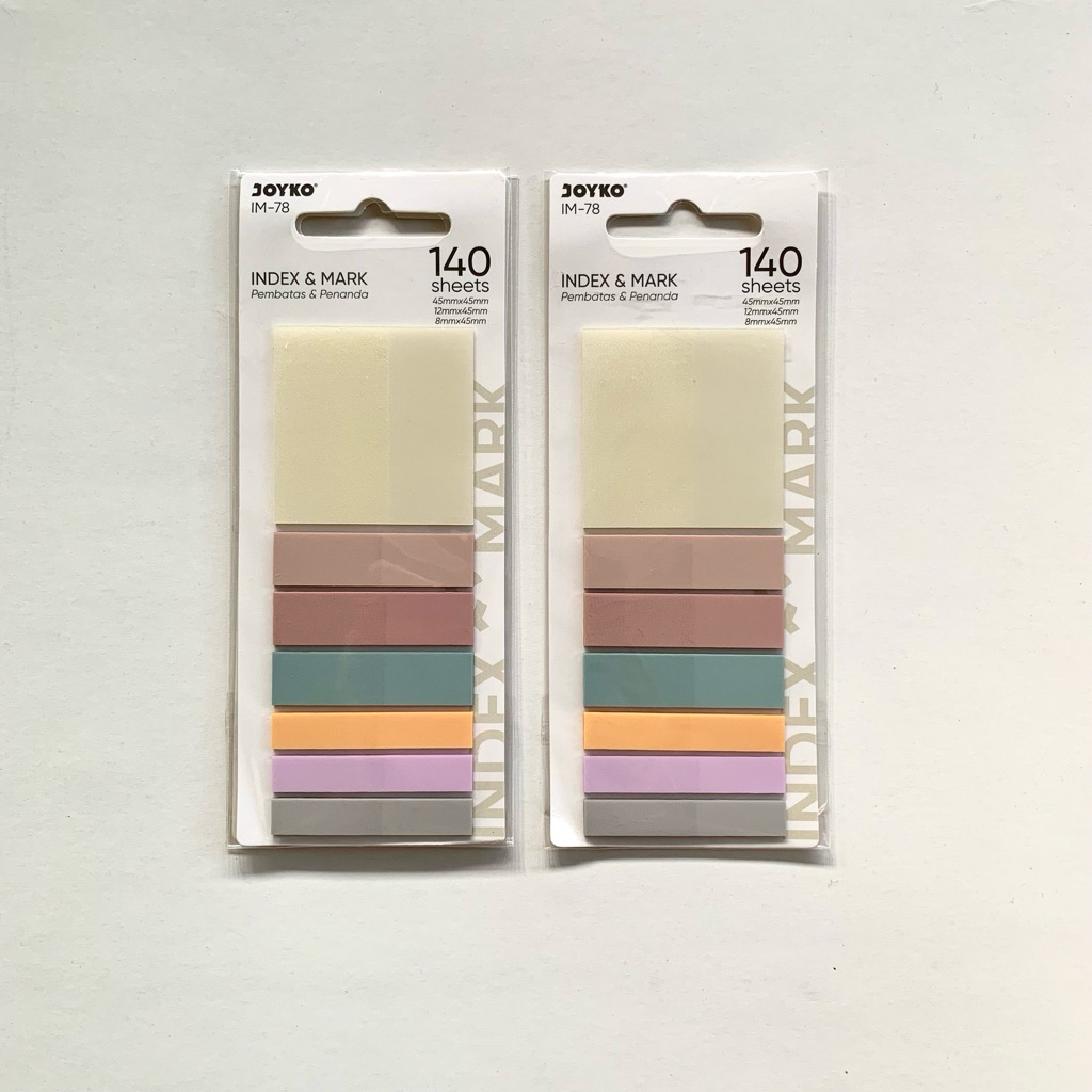 

Pembatas Penanda Joyko IM-78 sticky notes isi 140 sheets
