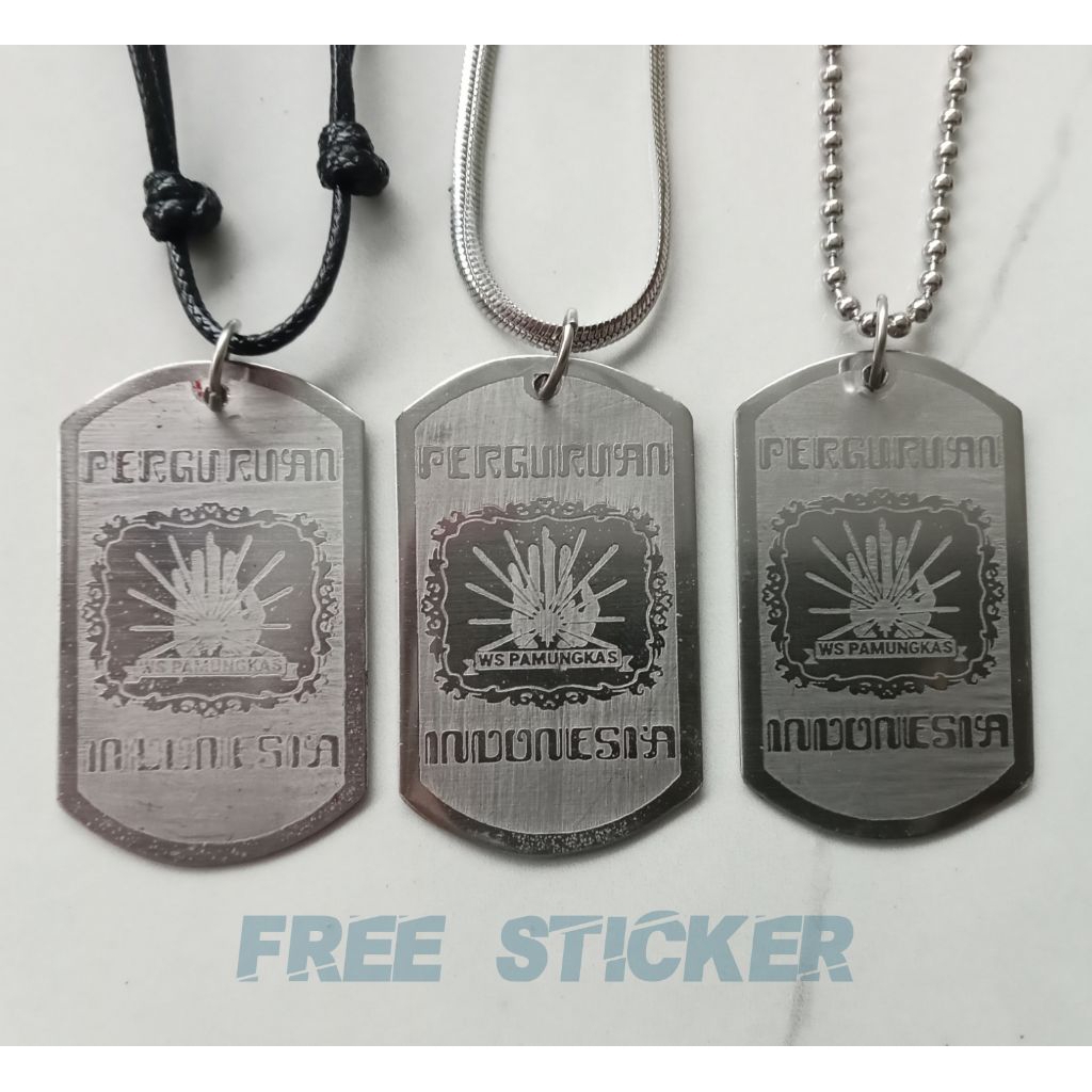 Kalung WS Pamungkas Free sticker