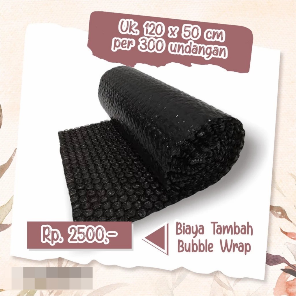 

BUBBLE WRAP TAMBAHAN PACKING PAKET LEBIH AMAN