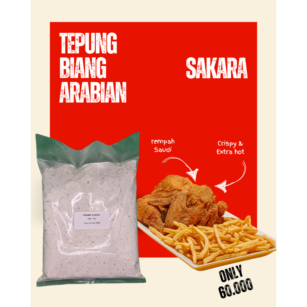 

Premix Arabian , Kemasan 1 Kg , Perbandingan 1 :5