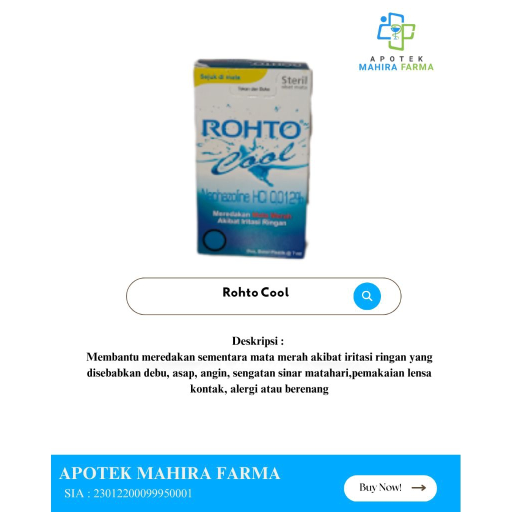 Rohto Cool Tetes Mata