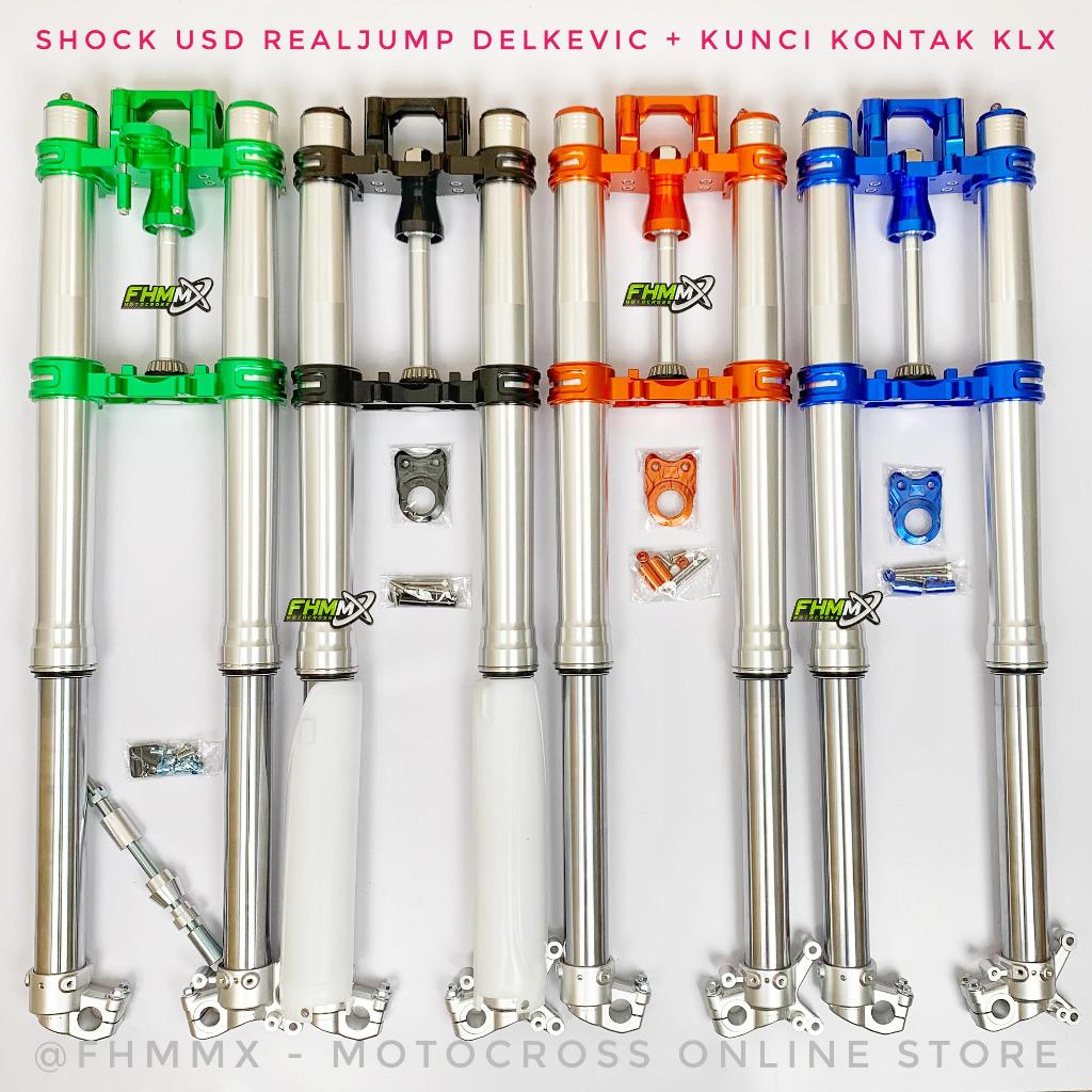 Shock USD Upside down Realjump Delkevic plus Kunci KLX 150 CRF 150 WR155