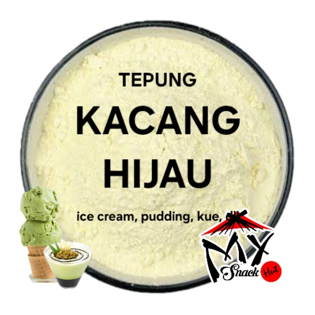 

TEPUNG KACANG HIJAU 1KG PURE ORGANIC MUNG BEAN FLOUR POWDER KACANG IJO ORGANIK BUBUK MURNI HALAL
