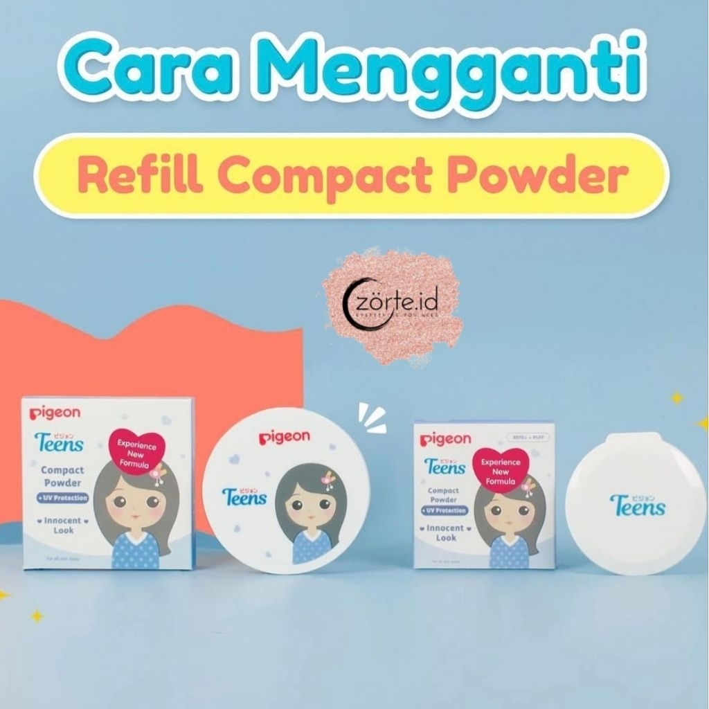 [ PIGEON ] Teens Compact Powder + UV Protection