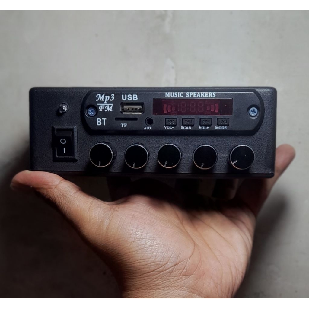 AMPLI MINI 12V 5 POTENSIO  SUBWOOFER