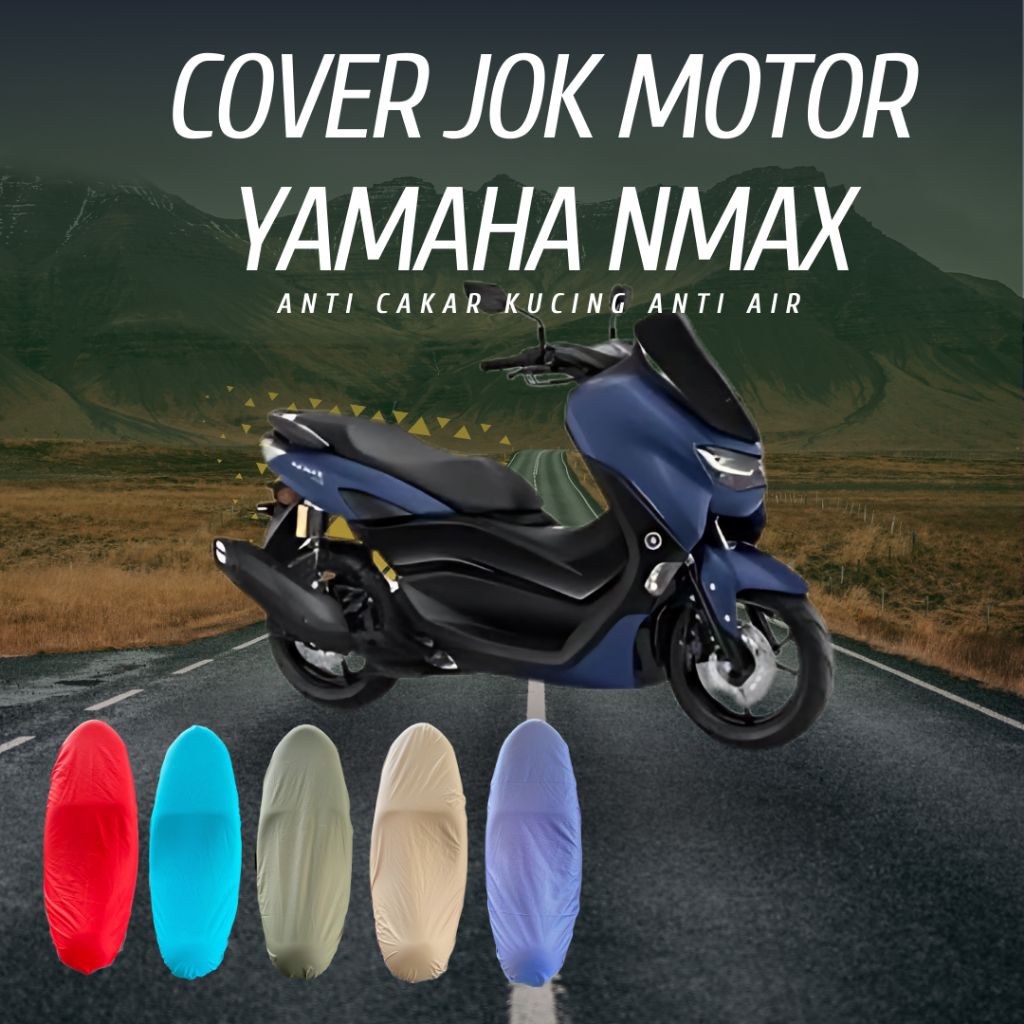 cover jok motor yamaha nmax anti air anti cakar kucing