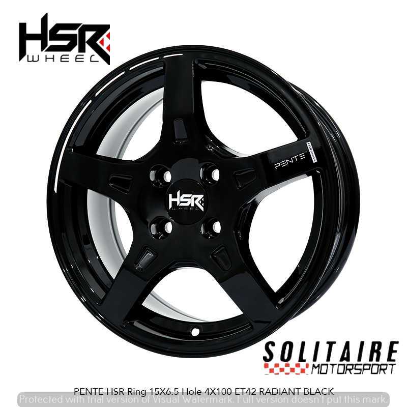 VELG MOBIL YARIS, JAZZ, IGNIS, VELG HSR RING 15 LOBANG 4X100 FREE ONGKIR