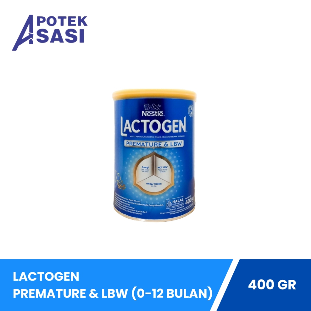 Lactogen Premature & LBW 400 Gram - Susu Khusus Bayi Prematur dan Berat Lahir Rendah