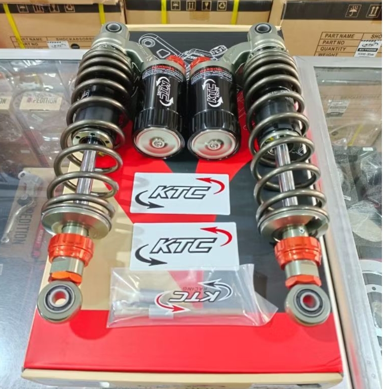 shock ktc racing extreme 340mm universal kawasaki w175/ rx king 135/ shock ktc extrim kharisma karis