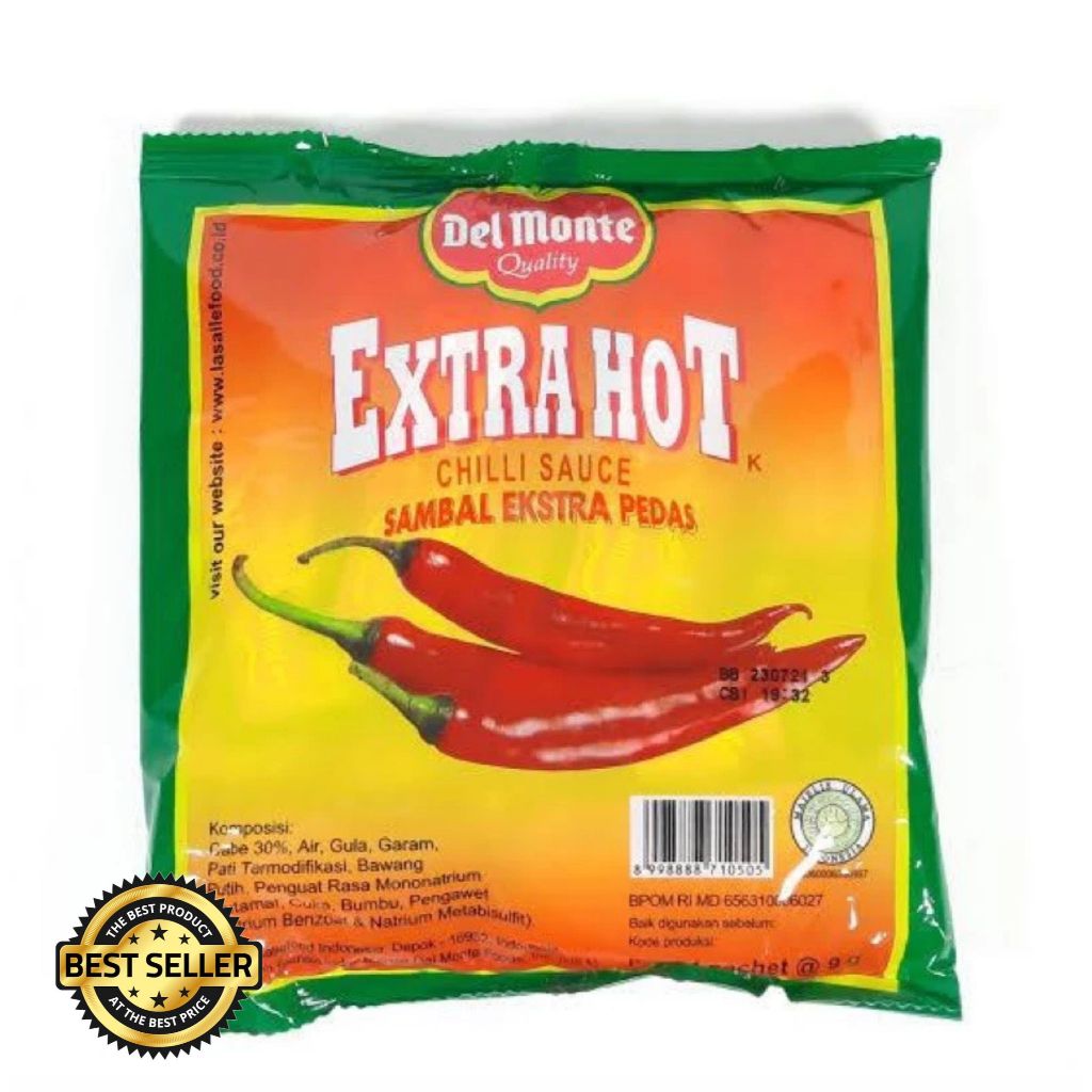 

Delmonte Saus Sambal Extra Hot Sachet 24X9GR