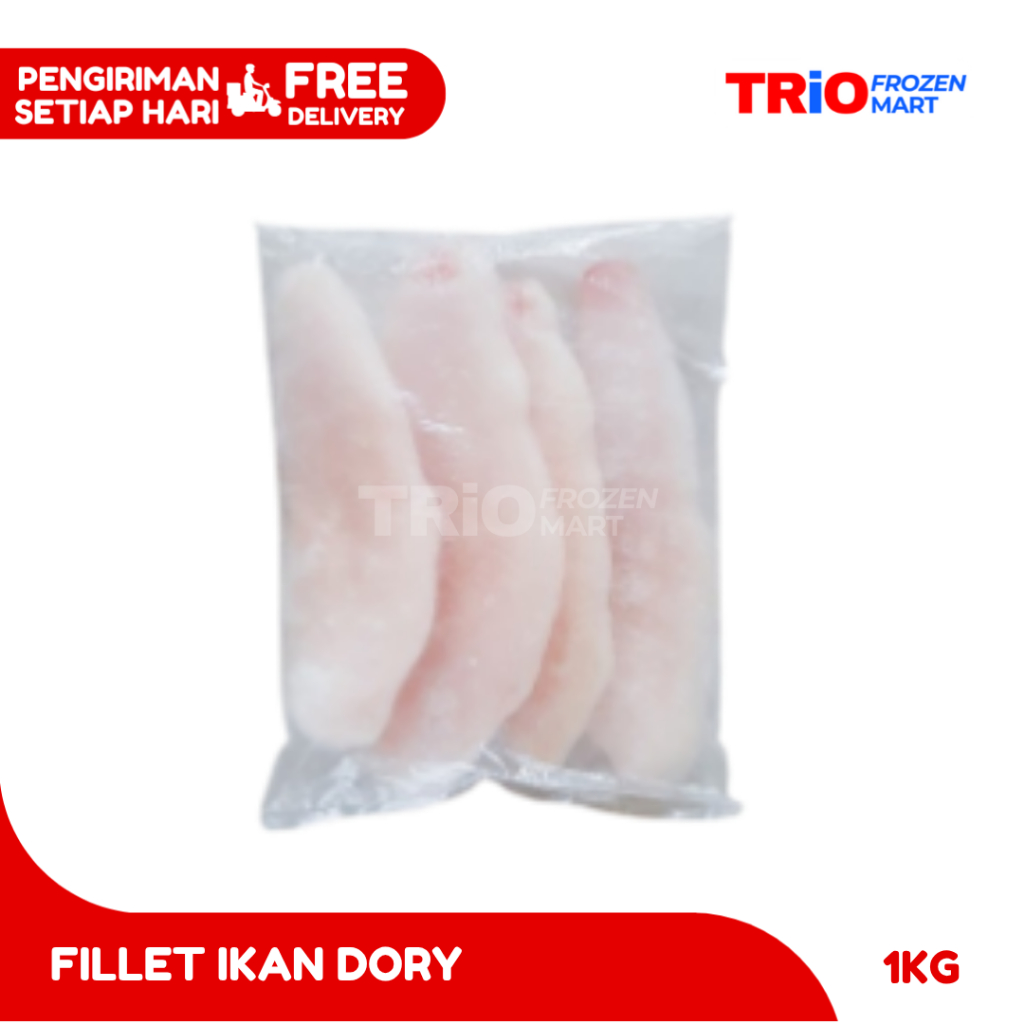 

Filet Ikan Dori / Dory Fish Fillet Premium NBL - Non Blood Line 1kg - Ujung Berung Uber Bandung