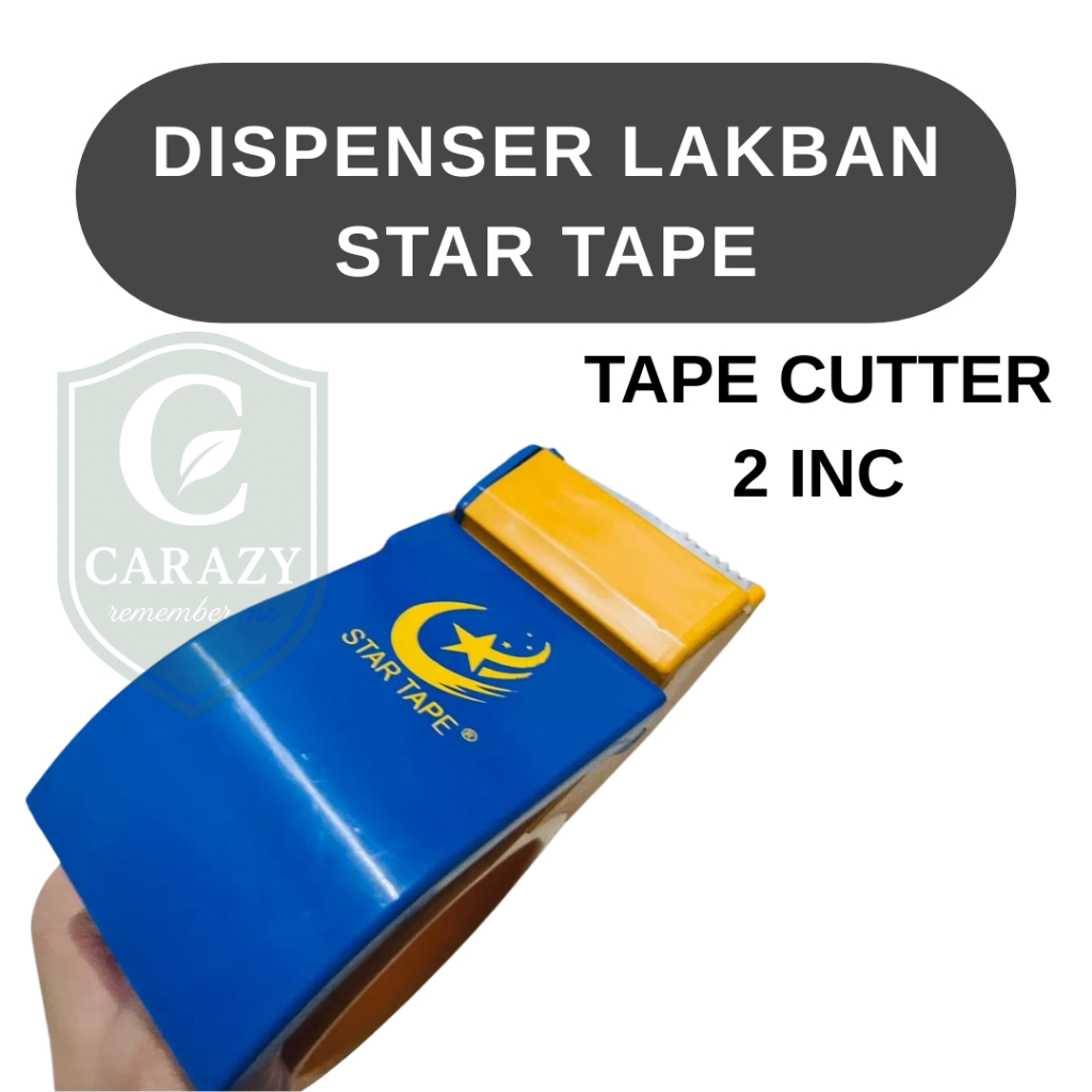 

Tape Dispenser Plastik Star Tape 2 Inc | Dispenser Tape Plastik Murah | Dispenser Lakban Murah Terbaik | Tape Cutter Murah | Alat potong lakban murah