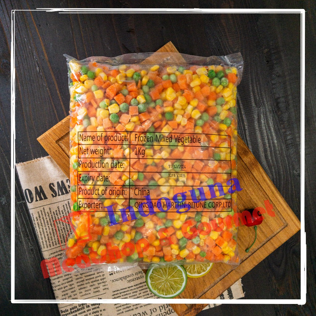 

Frozen Mix Vegetable Sayuran Campur 1Kg
