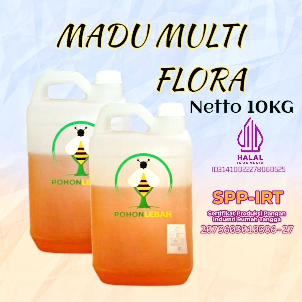 

MADU MULTI FLORA 10KG MADU GROSIR