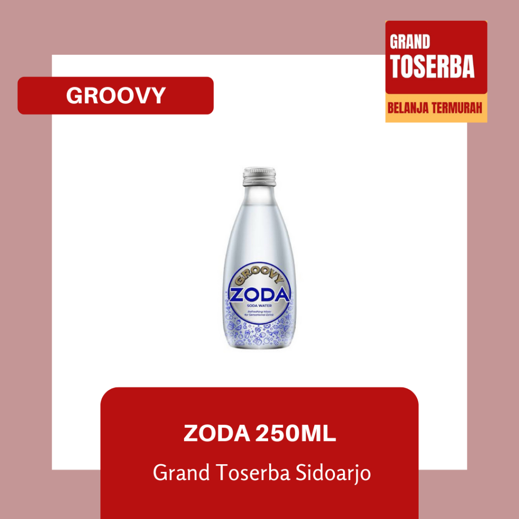 

GROOVY ZODA 250ml / MINUMAN SODA TAWAR / SOFT DRINK / MINUMAN INSTAN