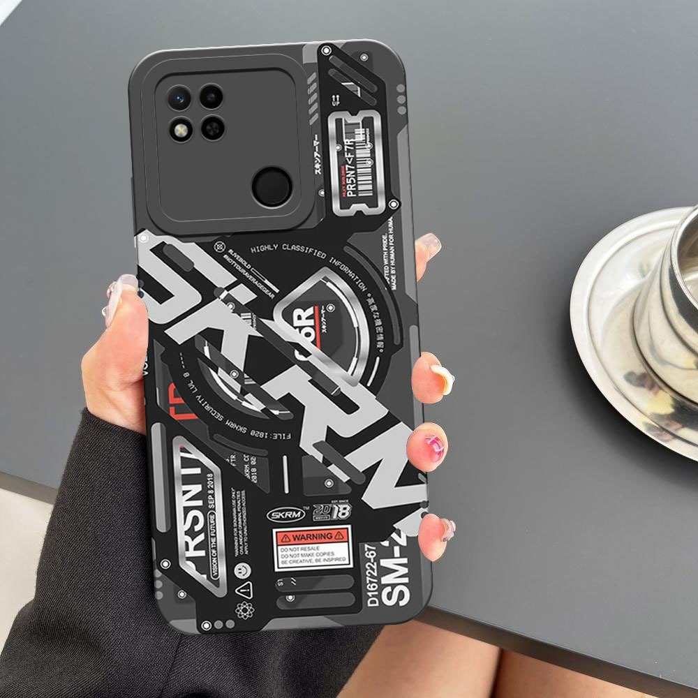 Softcase Xiaomi Redmi 10A - Motif Mesin , Silikon Pro Camera, Casing HP, Pelindung Handphone