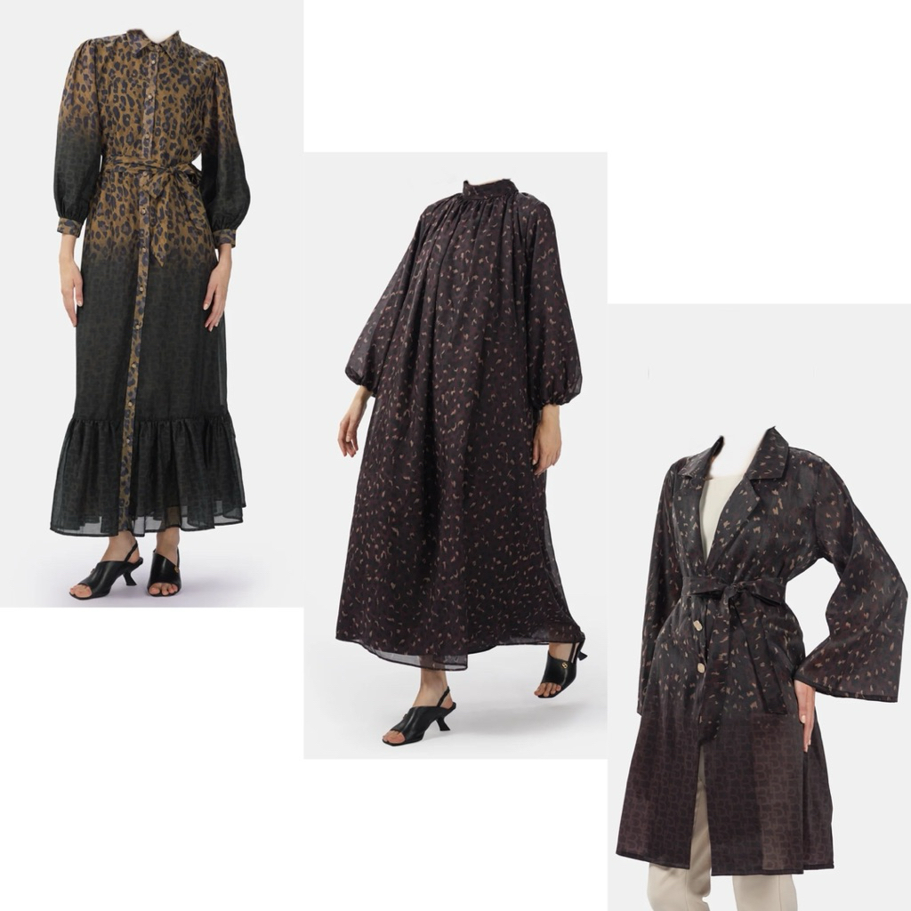 [baca deskripsi⚠️] BENANG JARUM CALL OF THE WILD TIERED DRESS MAXI DRESS CALL OF THE WILD OUTER DRES