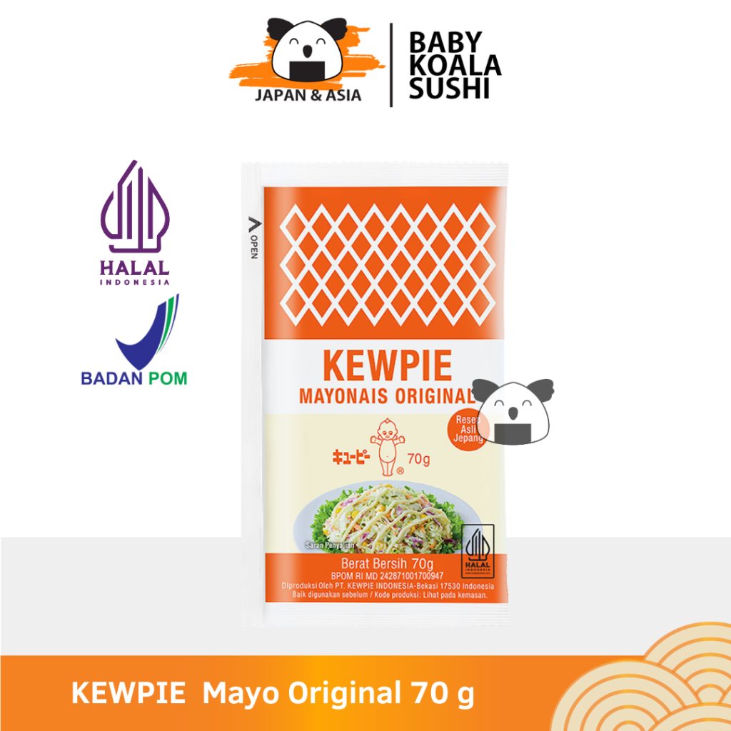 

KEWPIE Mayo Original 70 g │ Mayonnaise Ori Ala Jepang