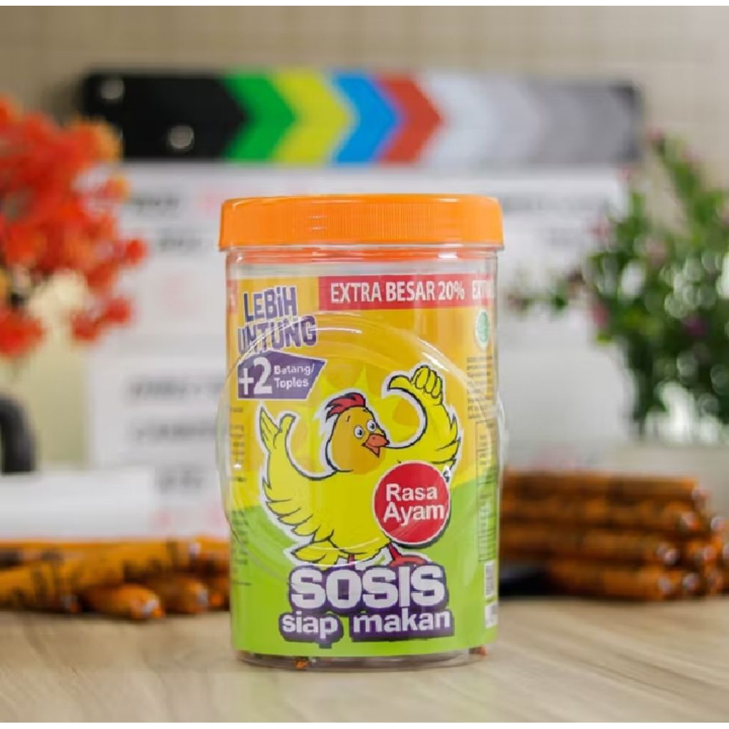 

sosis so nice rasa ayam 520g isi 24+1 per toples