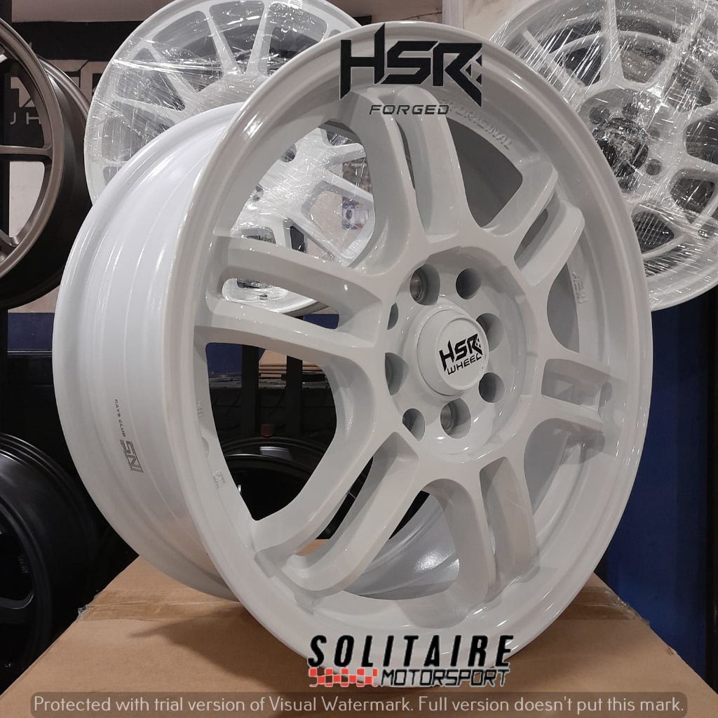 VELG HSR RING 16 untuk LIVINA SWIFT FREED SIRION COROLLA MOBILIO VELG HSR AERI WHITE FREE ONGKIR
