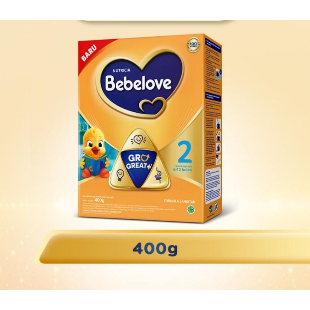 Bebelove 2 Susu Formula Bayi Bubuk 6-12 Bulan 400gr