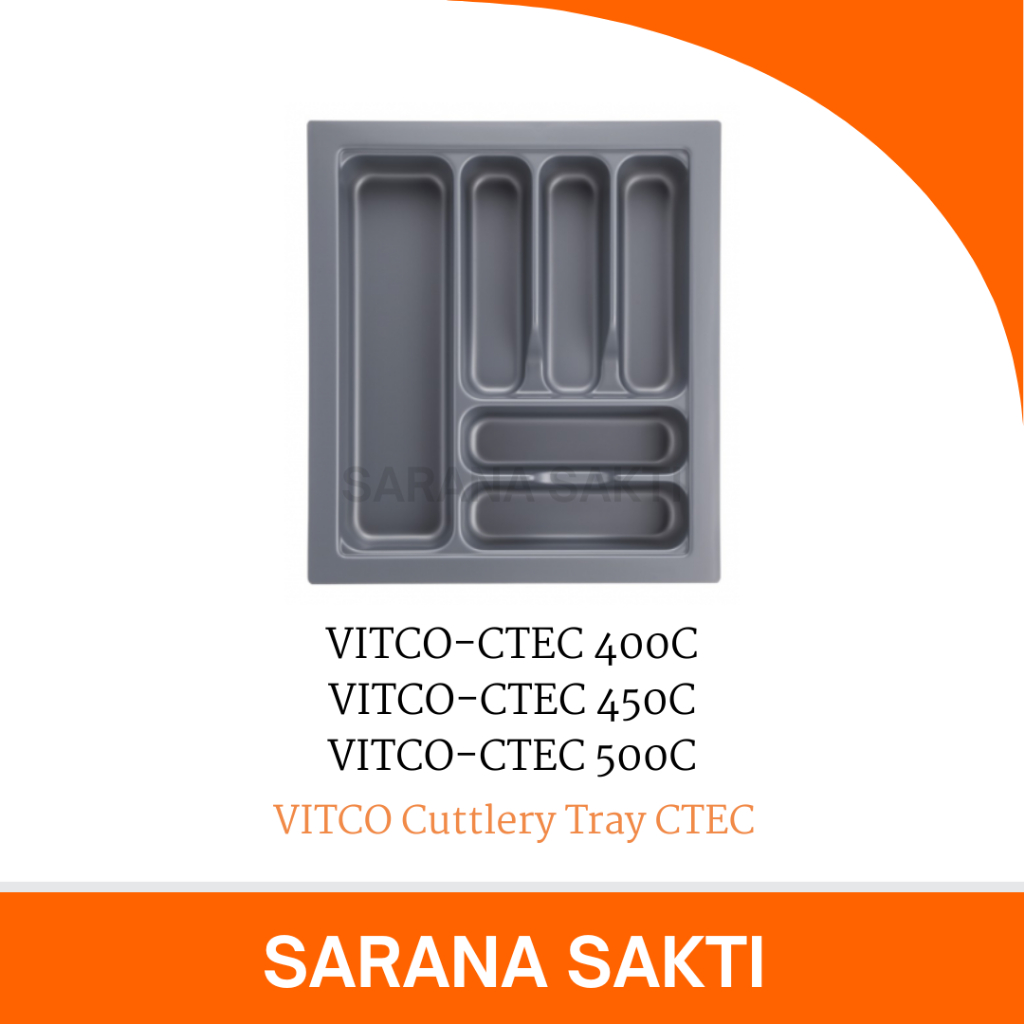 VITCO Cuttlery Tray CTEC | VC-CTEC 400C 450C 500C / Rak Sendok Laci VITCO