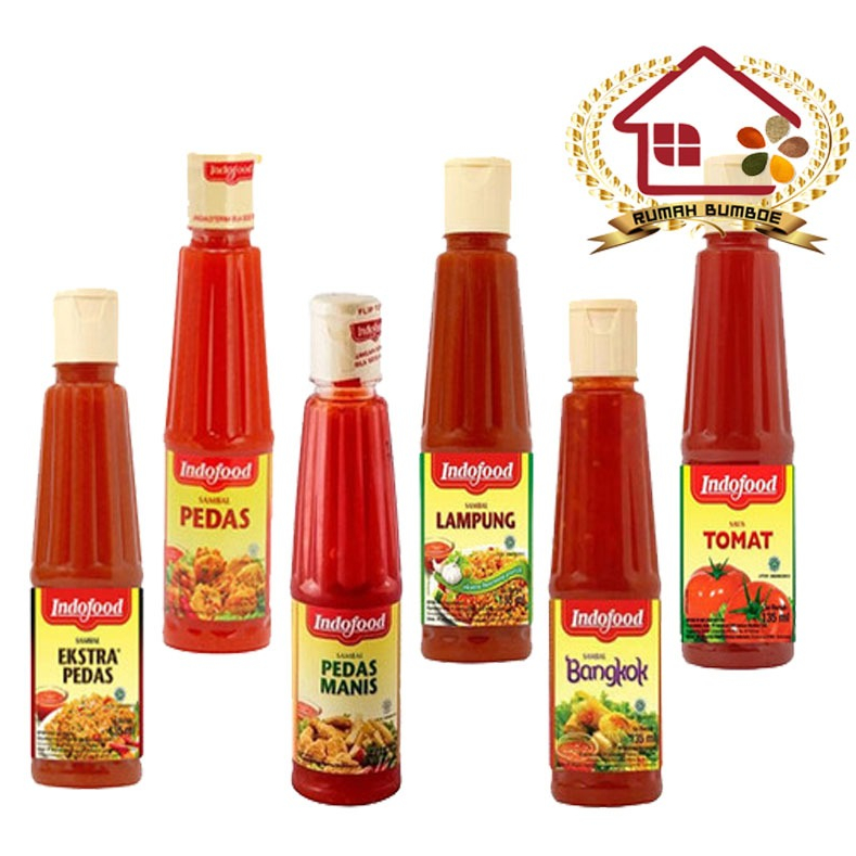

(135 ml) INDOFOOD Aneka Saus Botol Saus Tomat Bangkok Pedas Manis Extra Pedas