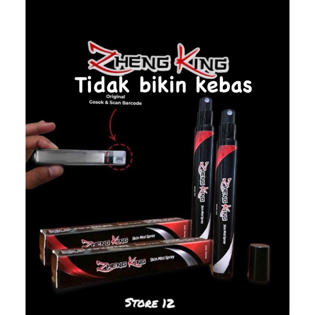 Zheng King Skin Mist Spray untuk menambah jam tayang original 100%