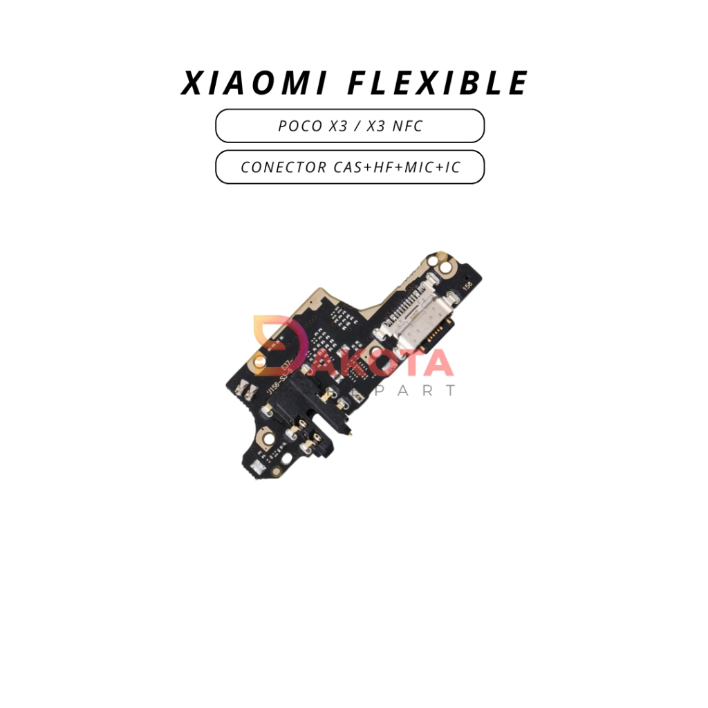 FLEXIBLE CON CAS + HF + MIC + IC XIAOMI POCO X3 / X3 NFC ORI
