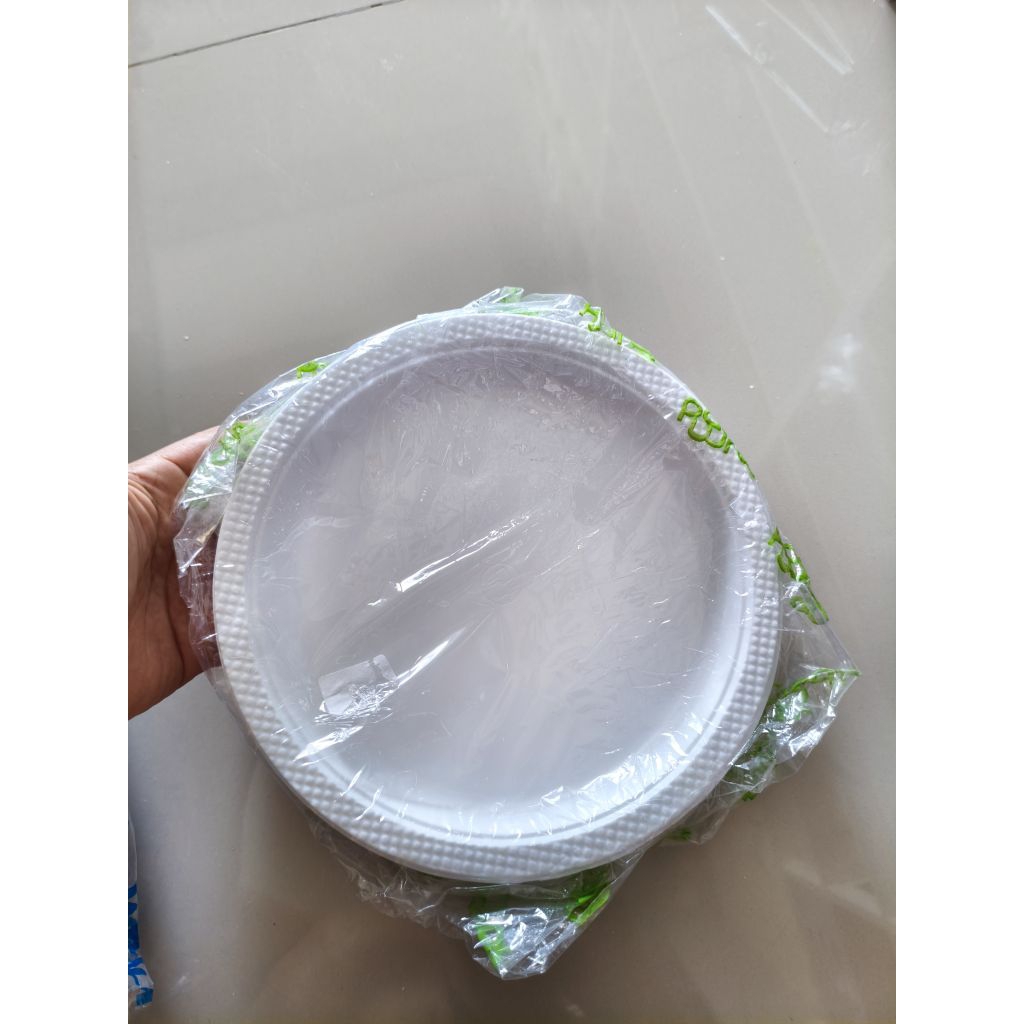 (Satuan) Piring Makan Plastik Sedang P7