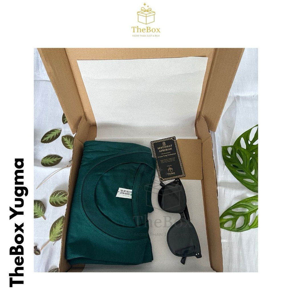 TheBox Yugma Hampers Cowok Kado Ulang Tahun Cowok Hampers Kaos dan Kacamata