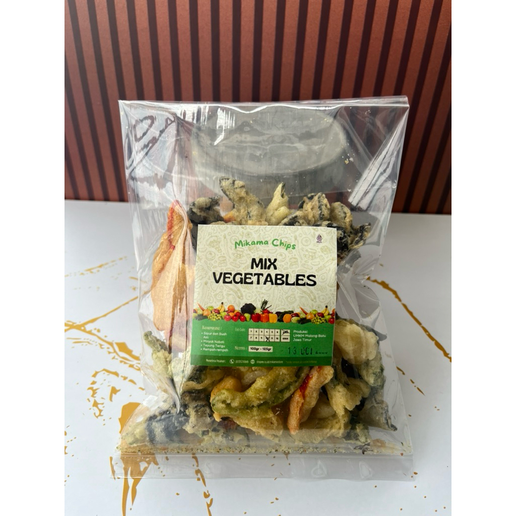 

Keripik Mix Vegetable/Mix Sayur/Keripik Brokoli/Keripik Paprika