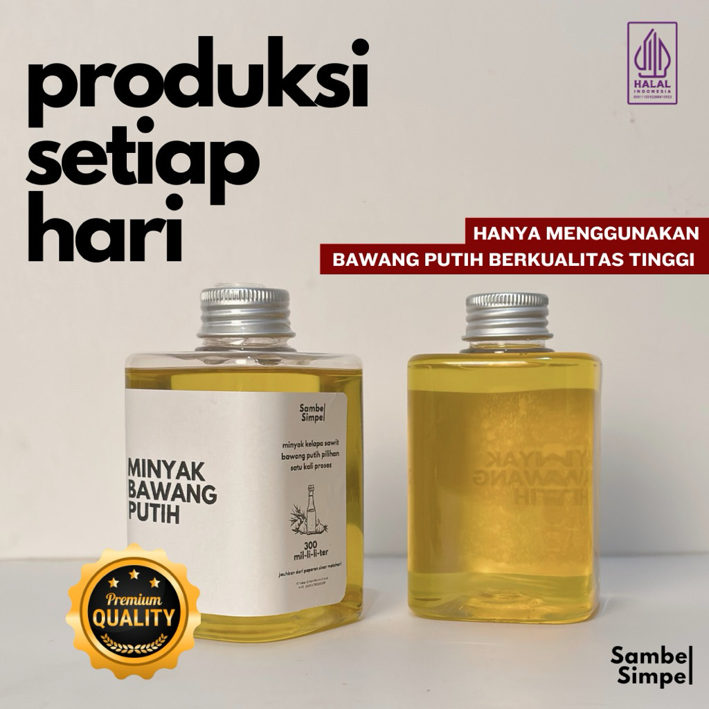 

Sambel Simpel - Minyak Bawang Putih 1L