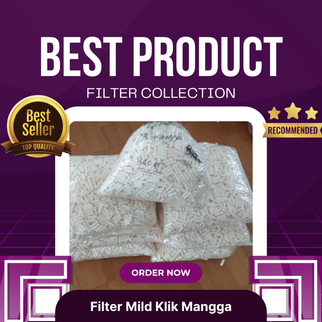 Saringan Busa Filter Sedang Klik Aroma