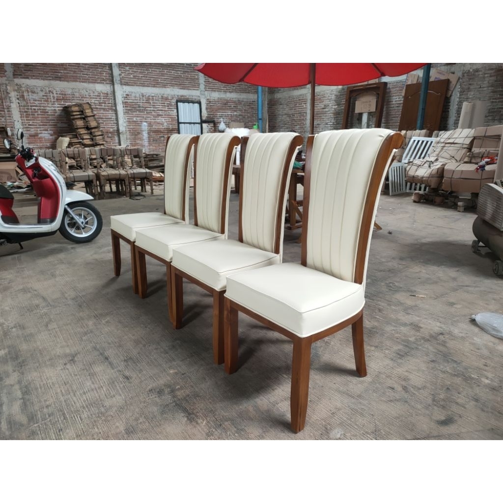 kursi makan mewah jati