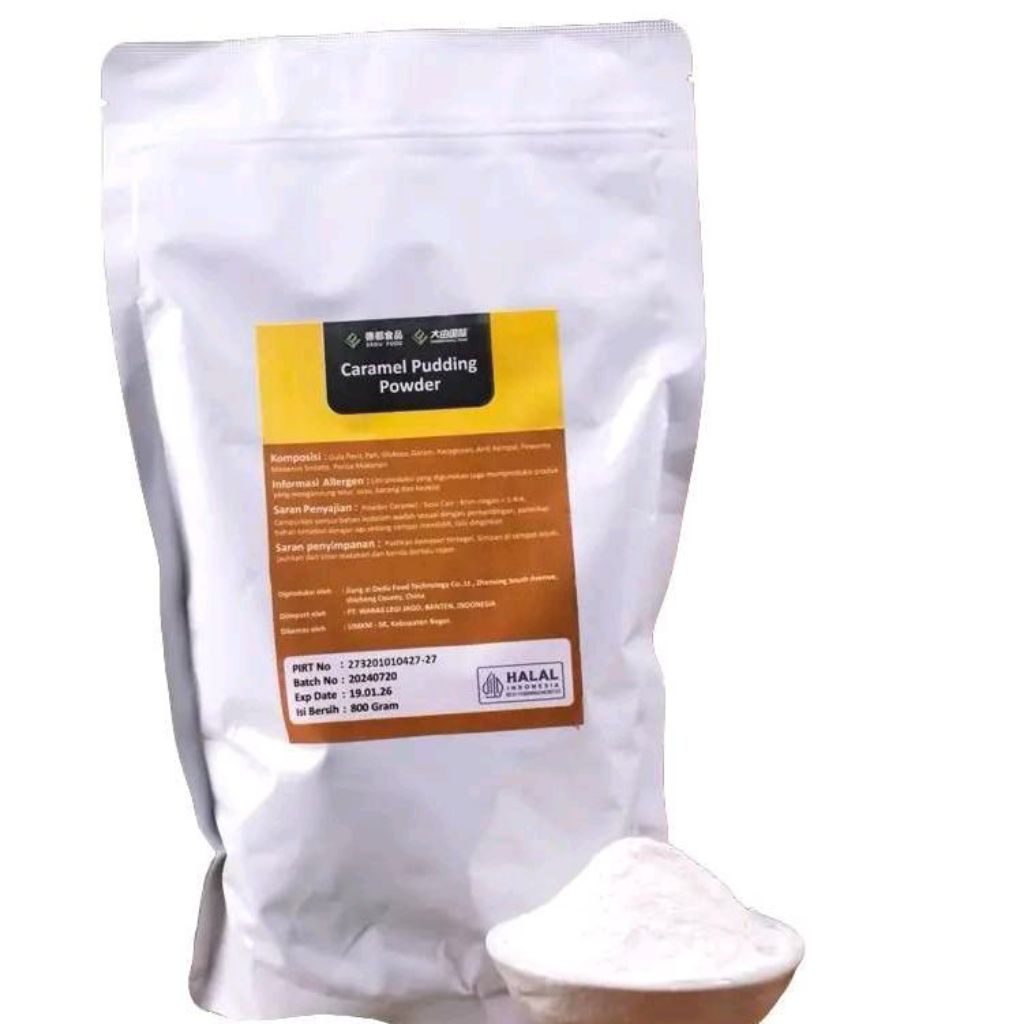 

Da You Caramel pudding powder by DEDU FOOD serbuk instan UMKM Drink Bubuk