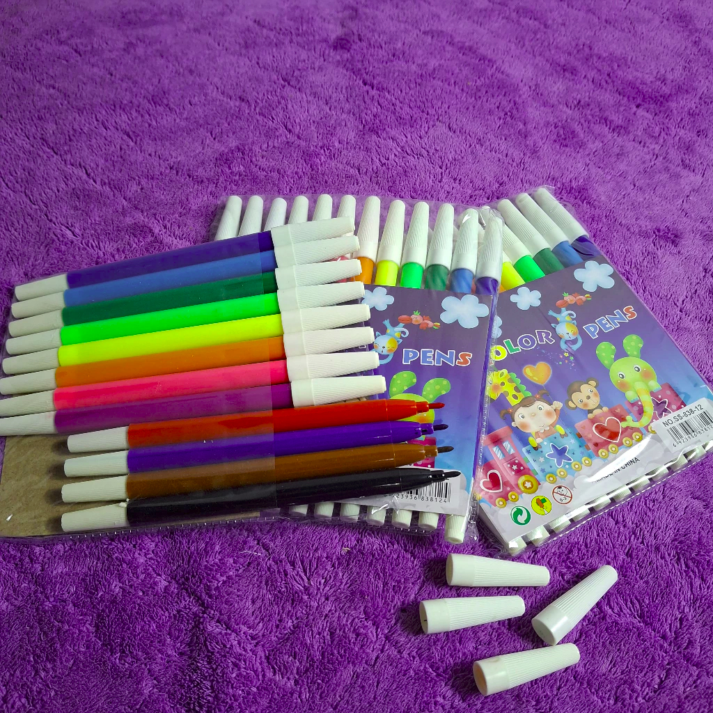 

Spidol 12 Warna Safari / Montana I pensil warna cair