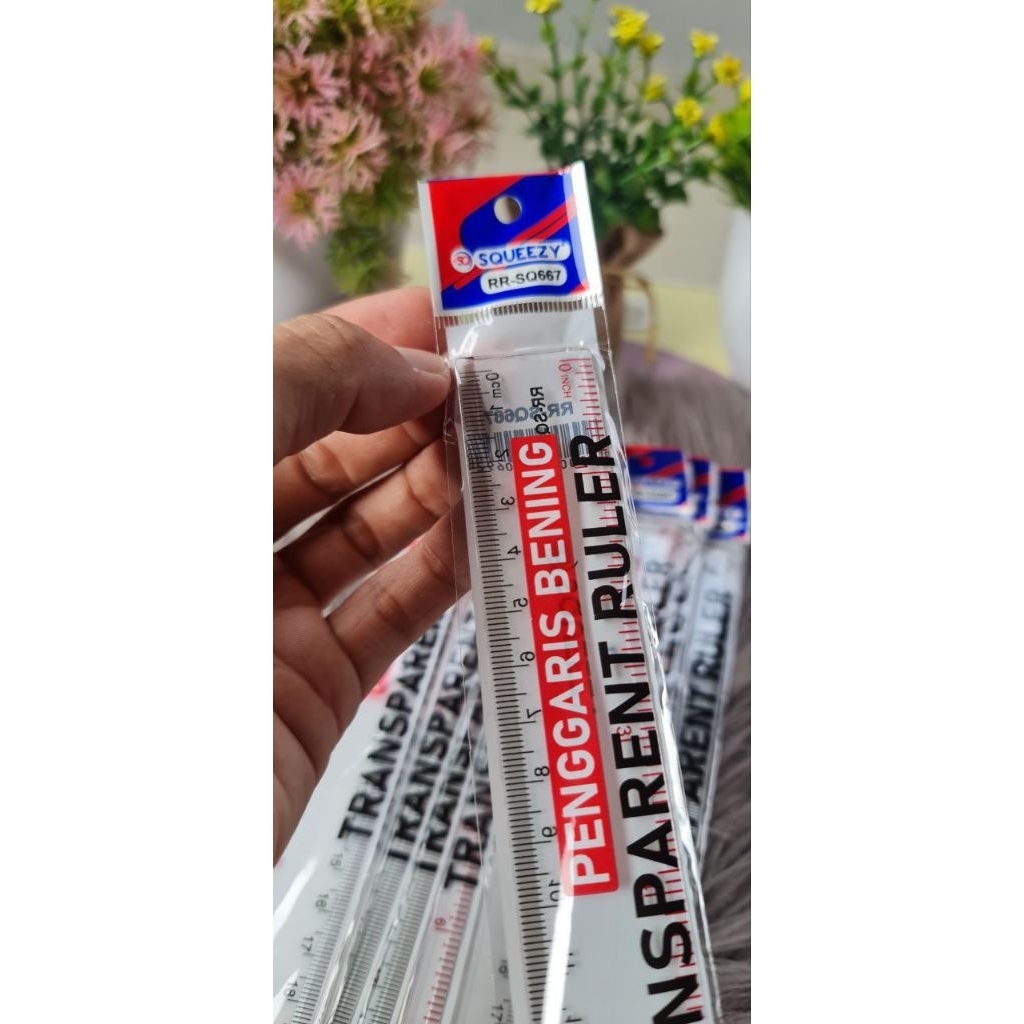

PENGGARIS PLASTIK BENING/TRANSPARANT RULER 20CM