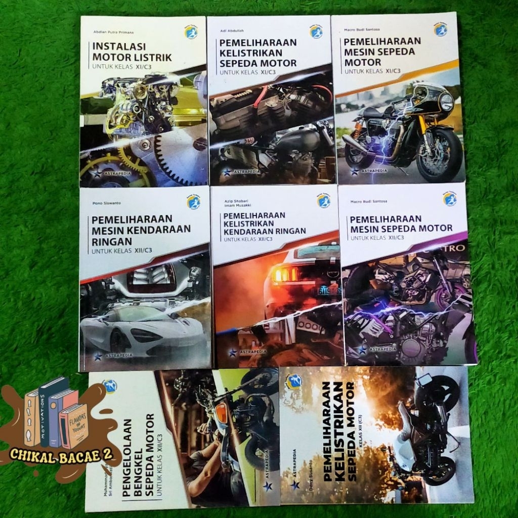 ORIGINAL BUKU INSTALASI MOTOR LISTRIK PEMELIHARAAN KELISTRIKAN SEPEDA MOTOR PEMELIHARAAN MESIN SEPED