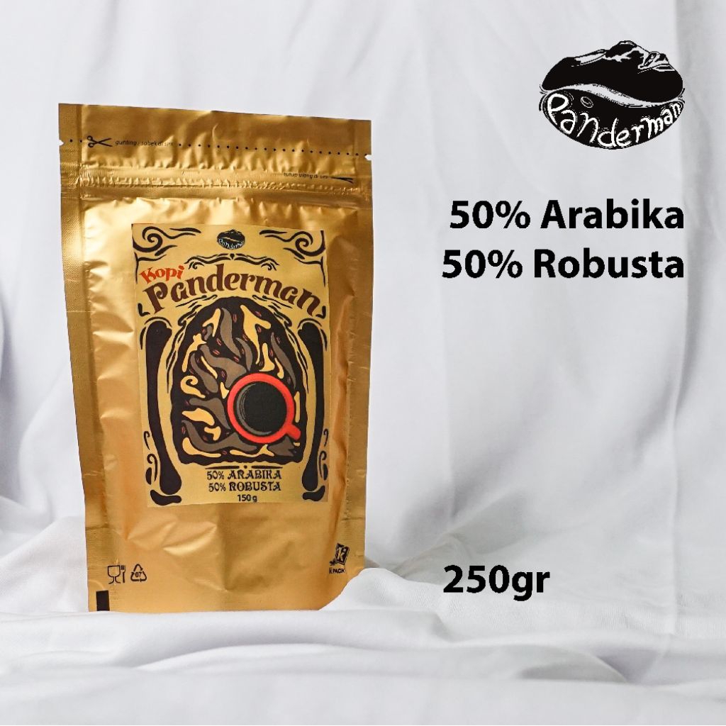 

Kopi Arabika Robusta 250gr | Kopi Panderman Arabika Robusta Bubuk