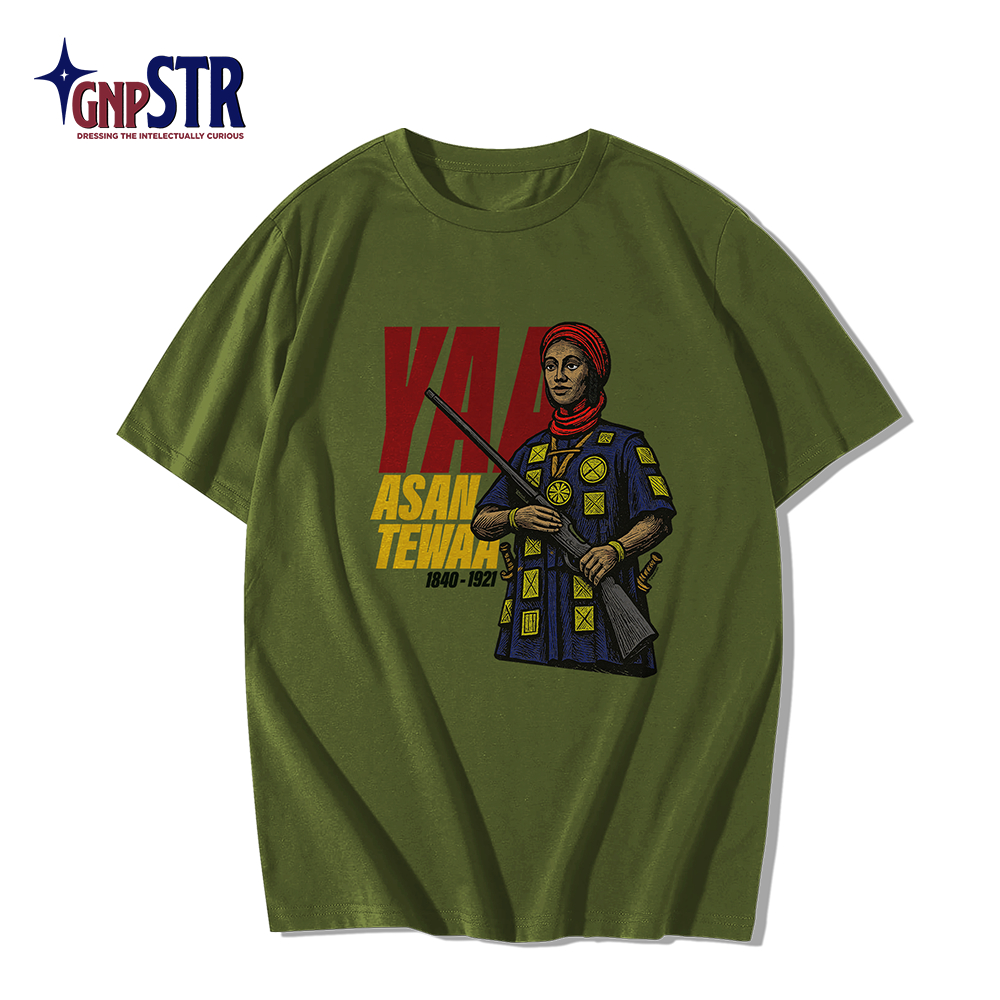 Tshirt YA ASANTEWA | KAOS TOKOH AFRIKA | PAHLAWAN AFRIKA | GNPSTR | SOTOBA KOMACHI SERIES | UNISEX
