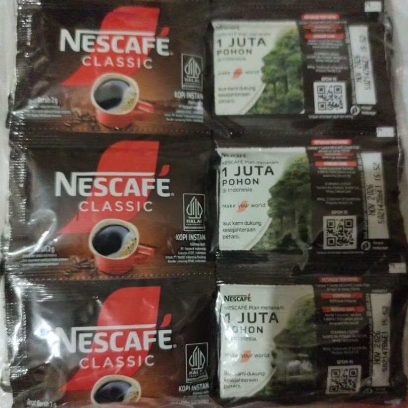 

Nescafe classic 2 gram per renceng