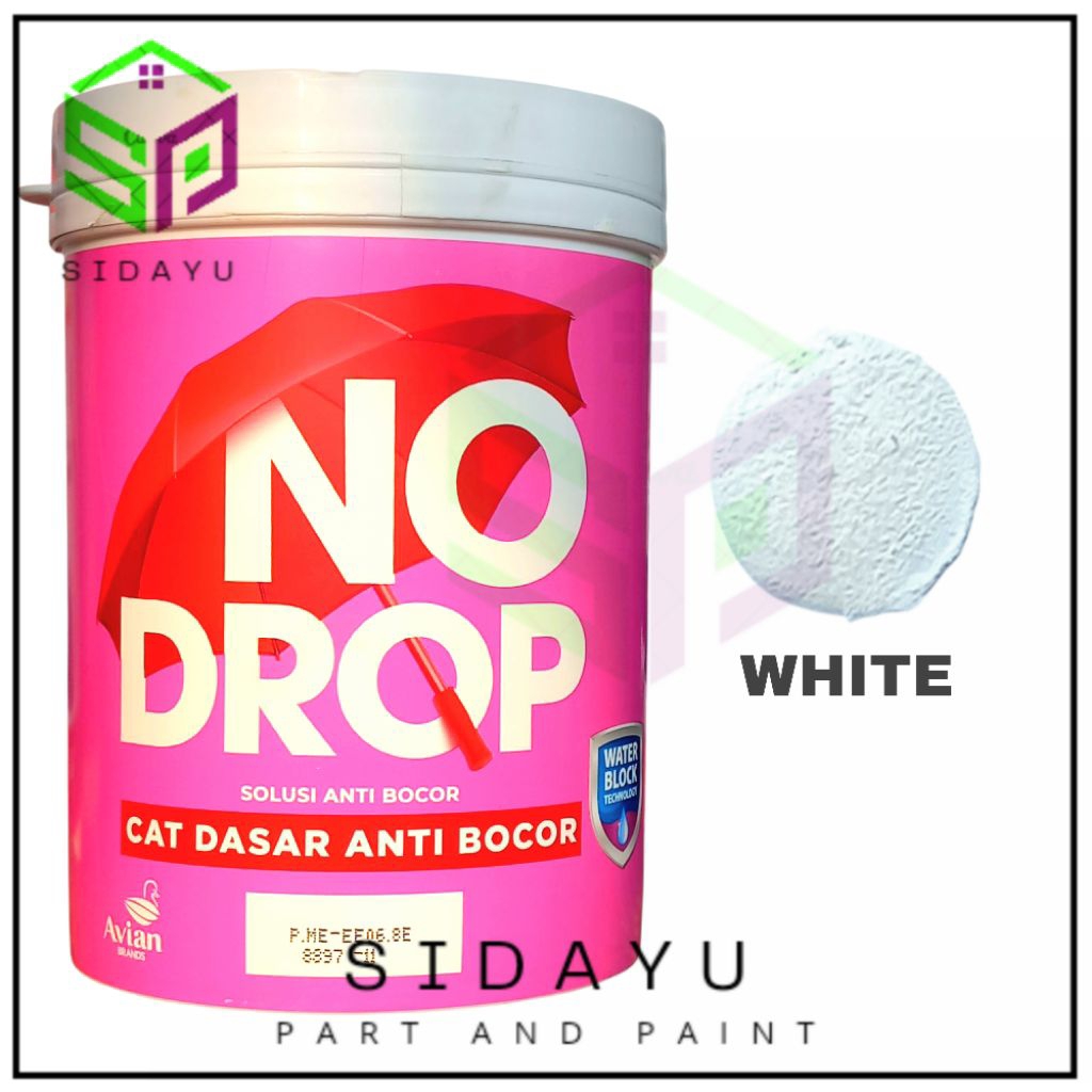 Cat Dasar No Drop Cat Tembok Pelapis Anti Bocor 1KG